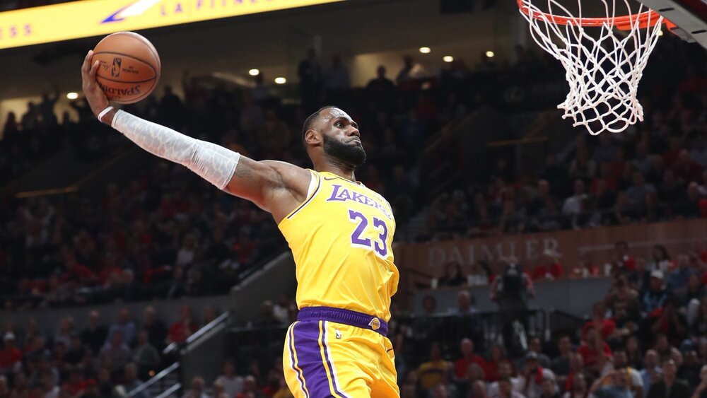 LeBron James scored 29 points as the Lakers close out the Rockets in Game 5. (Photo by Jaime Valdez/USA TODAY Sports)
