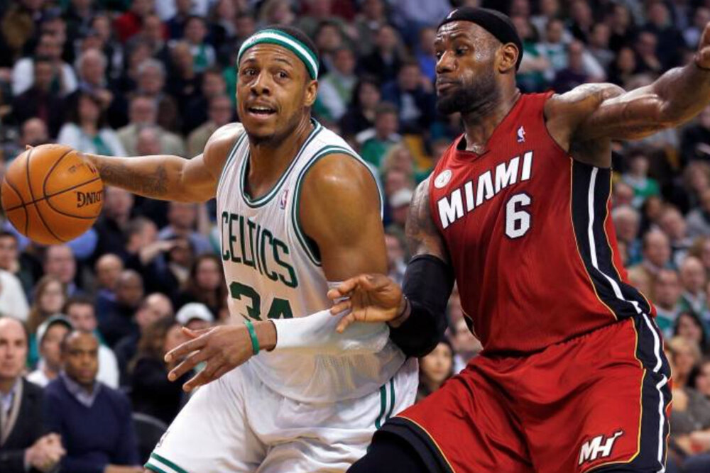 Paul Pierce had heaps of praises for four-time MVP LeBron James. (Photo by Jim Rogash/Getty Images)