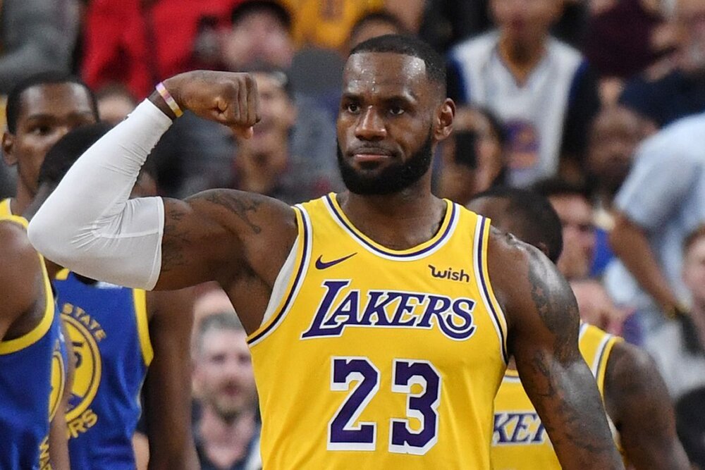 LeBron James tallied 29 points to beat the Rockets and catapult the Lakers onto the West Finals. (Photo by Ethan Miller/Getty Images)