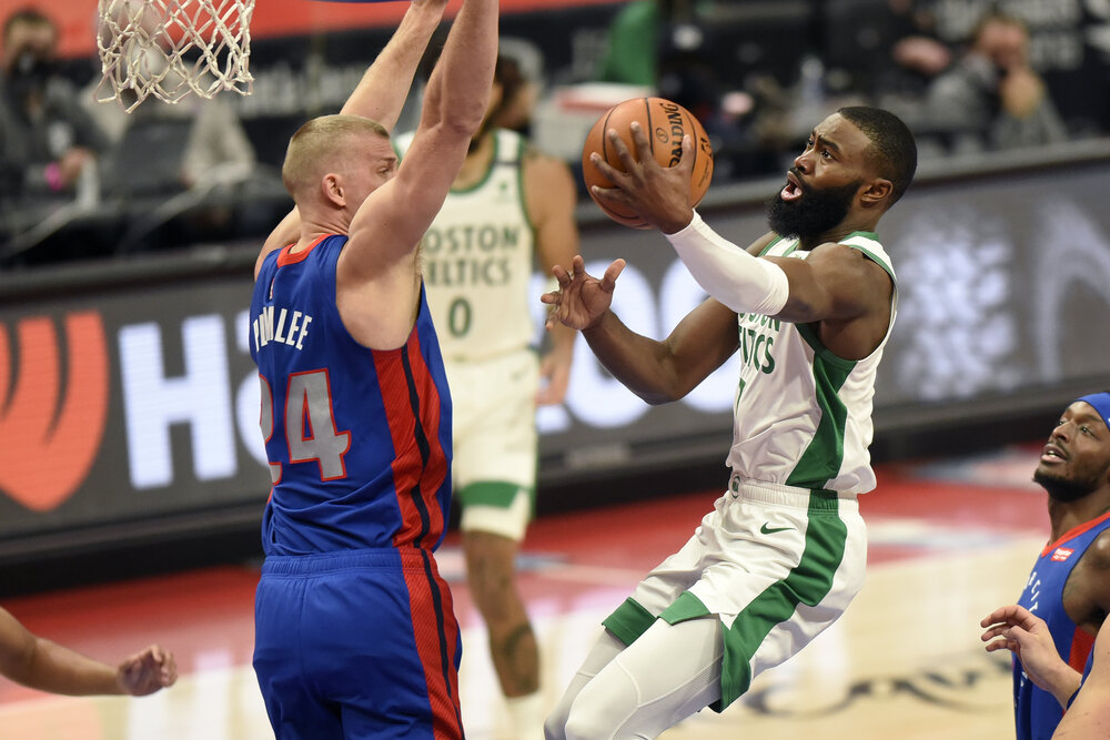 Jaylen Brown is putting up a team-high 26.9 points per game for the Celtics. (Photo by Jose Juarez/AP)