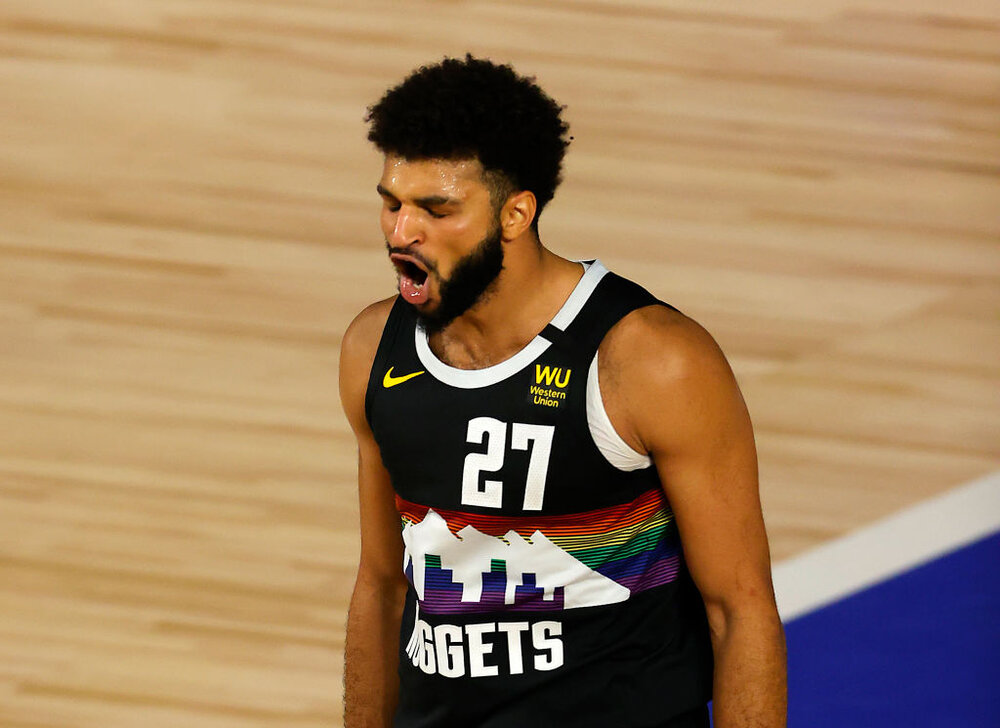 Jamal Murray powered the Nuggets past the Clippers in Game 7. (Photo by Mike Ehrmann/Getty Images)