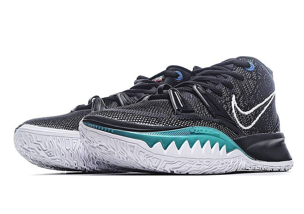 kyrie 7 blue and black