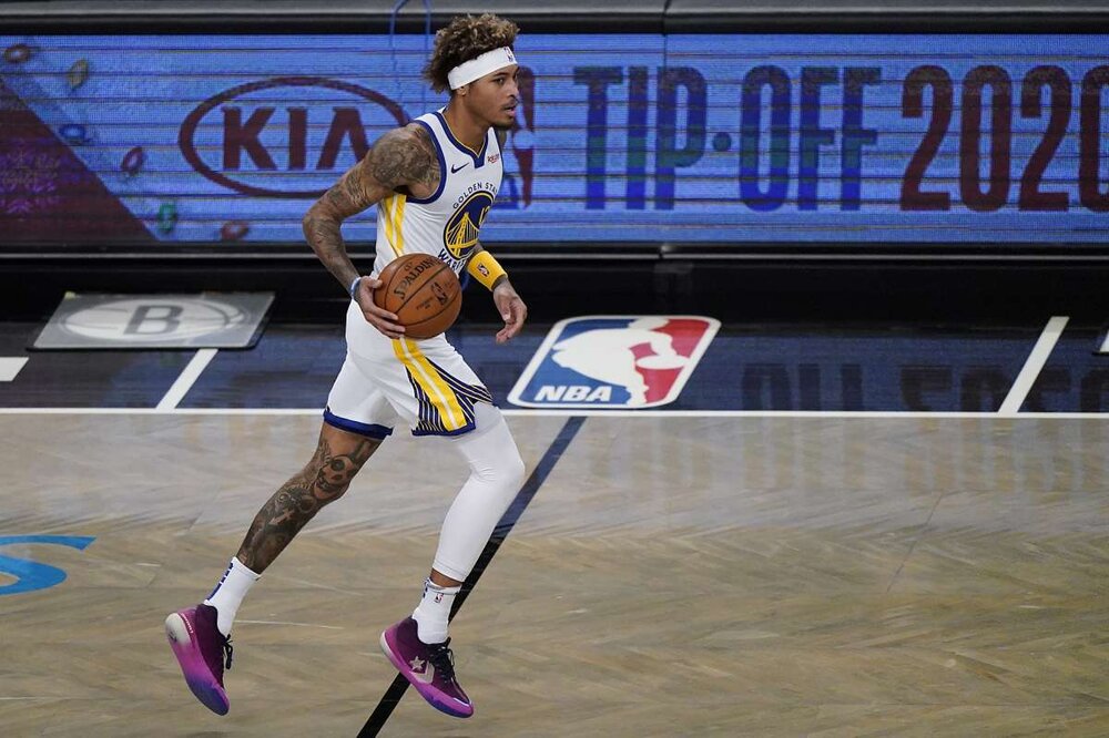The Warriors could be trading away newly-acquired swingman Kelly Oubre Jr. (Photo by Kathy Willens/AP)