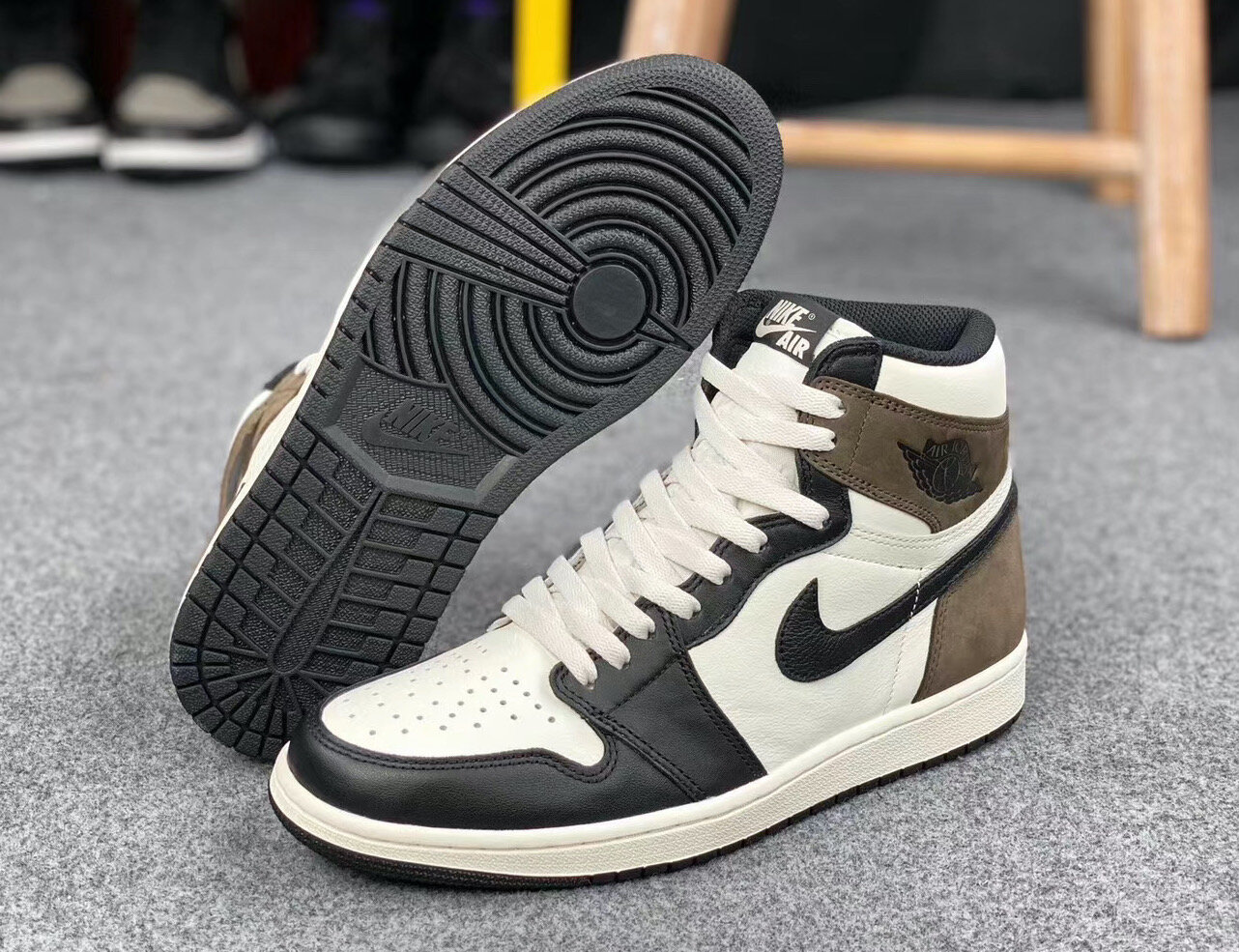 finish line jordan mocha