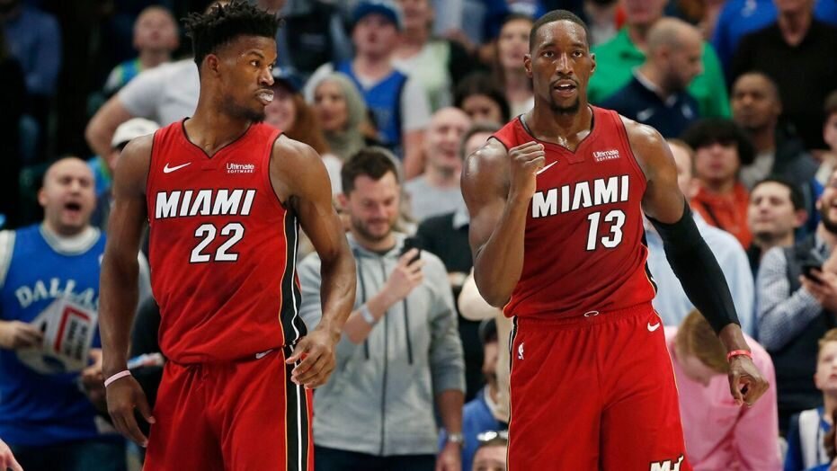 The Heat banked on Butler and Adebayo’s heroics to defeat the Celtics in Game 1. (Photo via Heat Nation)