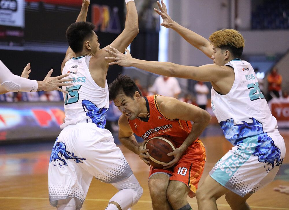 NorthPort’s all-around forward Sean Anthony had a triple-double in the loss to Phoenix. (Photo from PBA)