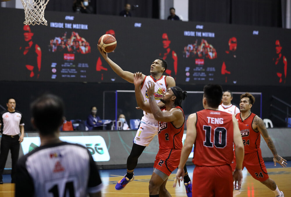 Sidney Onwubere tallied a team-high 16 points for Rain or Shine. (Photo from PBA)