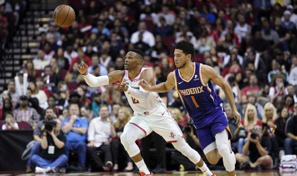 After another tough season for both Westbrook and Booker, the two stars can team up in Phoenix. ( Photo courtesy of David J. Phillip/AP Photo)