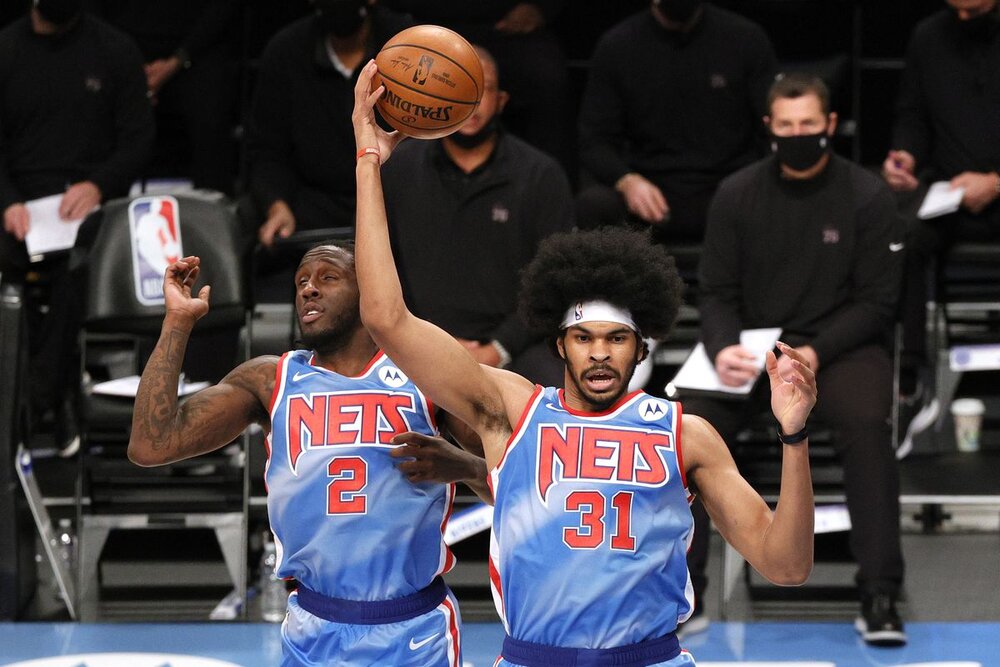 Taurean Prince and Jarrett Allen are now members of the Cavaliers squad. (Photo by Sarah Stier/Getty Images)