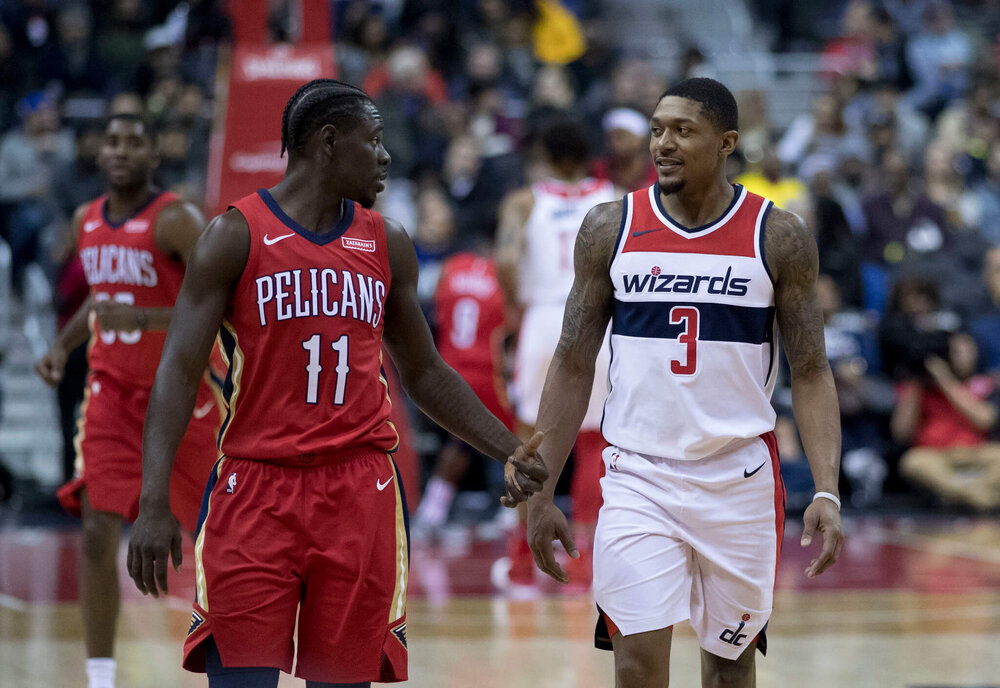 The Pelicans can move Jrue Holiday to the Wizards in exchange for a masterful scorer in Beal. (Photo by Keith Allison)