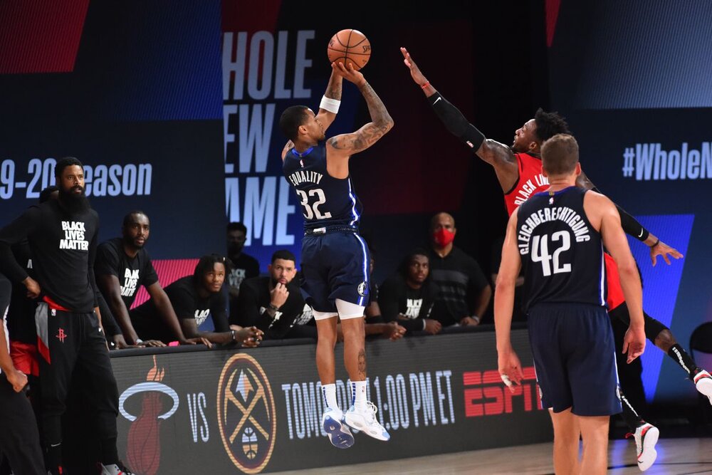 Trey Burke displayed his multi-faceted offense during the Mavericks’ playoff stint. (Photo by Jesse D. Garrabrant/NBAE/Getty Images)