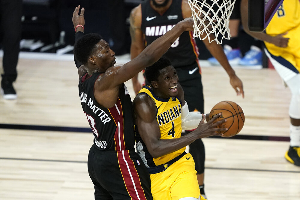 The Heat could snag Victor Oladipo from the Rockets. (Photo by Ashley Landis/USA TODAY Sports)