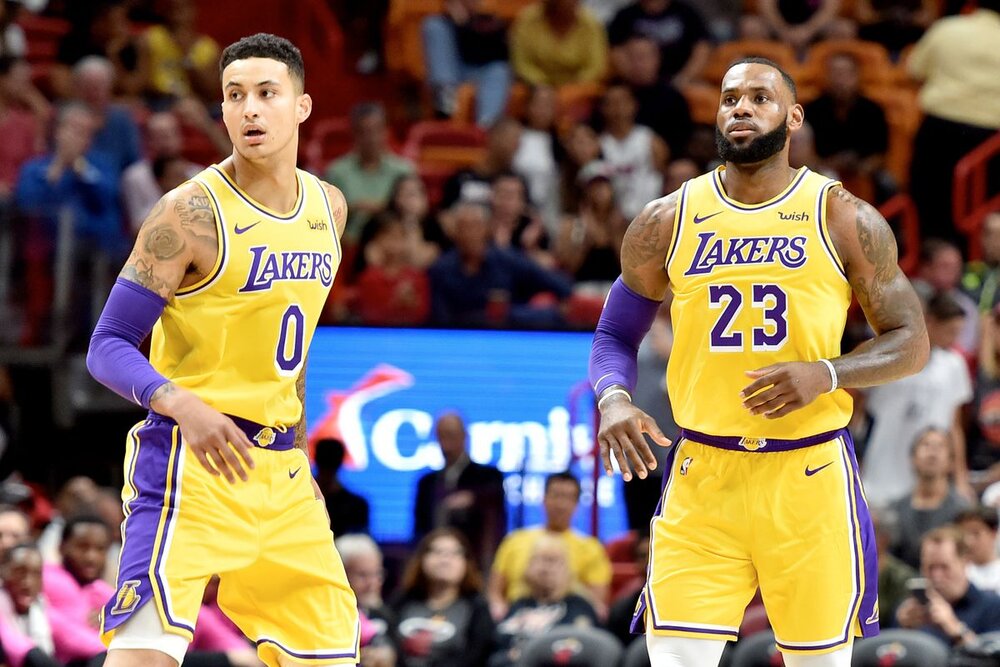 Kuzma has been a stellar scoring punch off the bench for the Lakers. (Photo by Steve Mitchell/USA TODAY Sports)