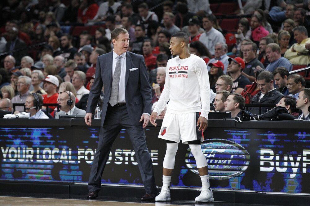 Terry Stotts has made the Blazers a fixture in the playoffs. (Photo by Sean Meagher/Oregon Live)