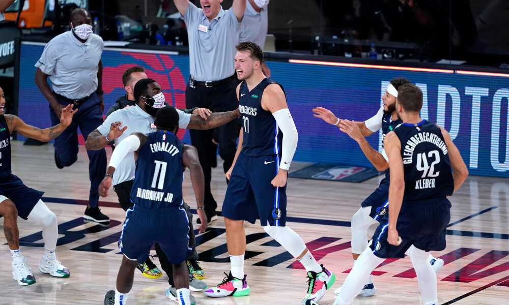 Luka and the Mavs carved a 51-point win over the Clippers. (Photo by Ashley Landis/USA TODAY Sports)