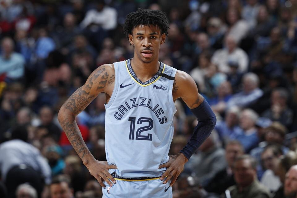 Ja Morant has sustained an ankle injury. (Photo by Joe Robbins/Getty Images)