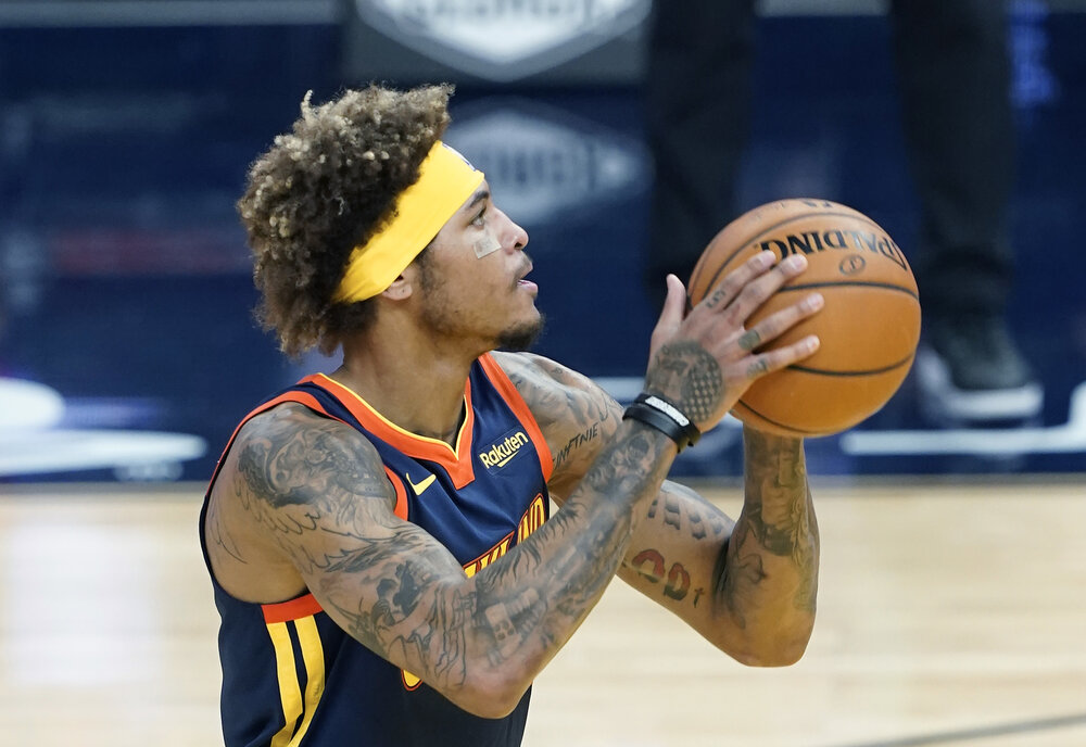 Oubre produced 20 points in the Warriors’ win over the Timberwolves. (Photo by Thearon W. Henderson/Getty Images)