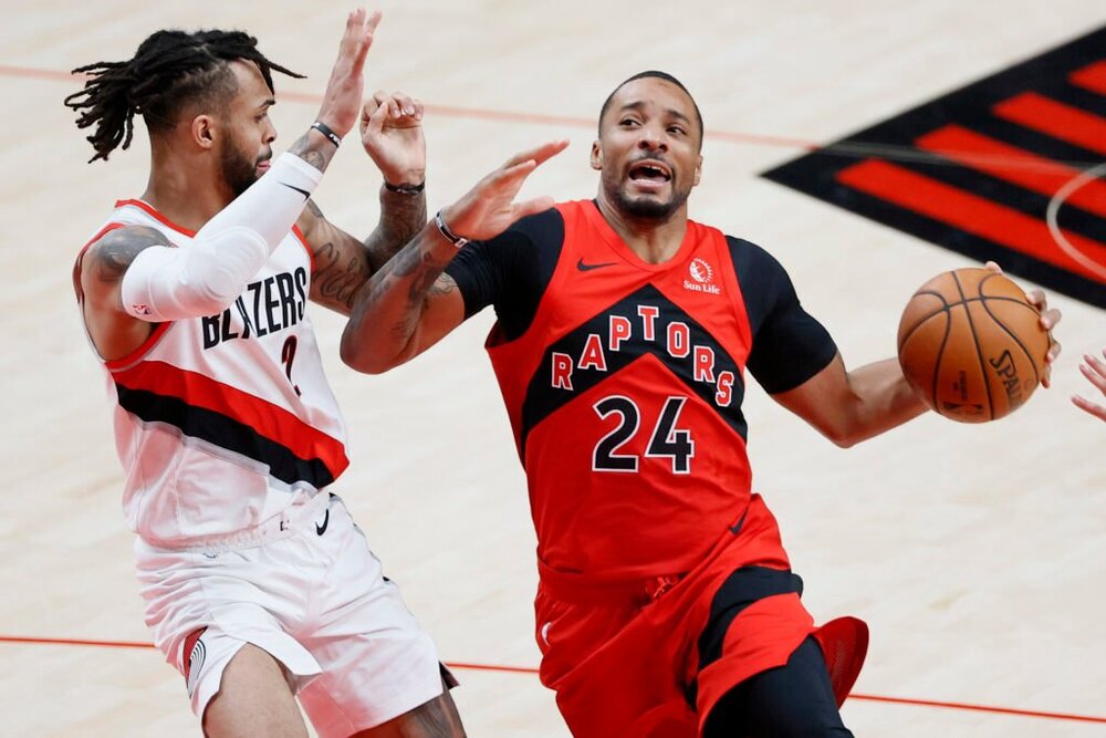 Norman Powell will now suit up for the Portland Trail Blazers. (Photo via The Athletic)