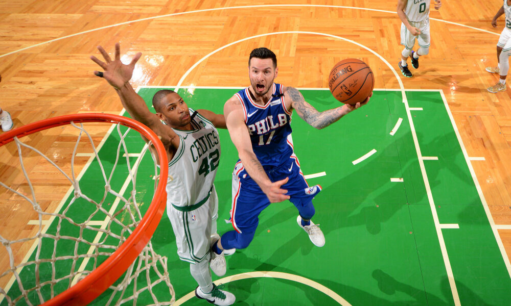 JJ Redick previously played two seasons for the Sixers. (Photo by Jesse D. Garrabrant/NBAE/Getty Images)