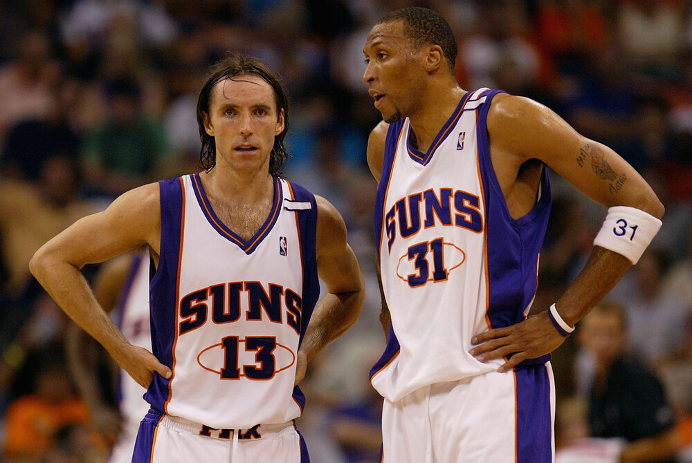 Shawn Marion was a key cog during the Steve Nash-led Phoenix Suns era. (Photo by Ronald Martinez/Getty Images)