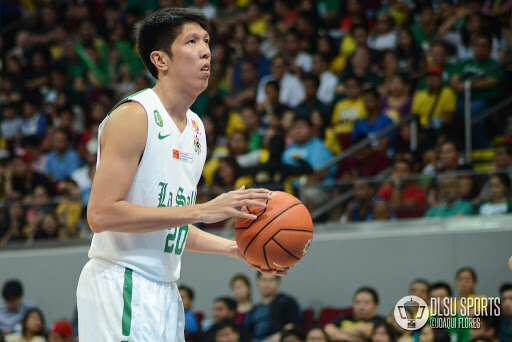 Yutien Andrada played college ball for La Salle. (Photo by Joaqui Flores/DLSU Sports)