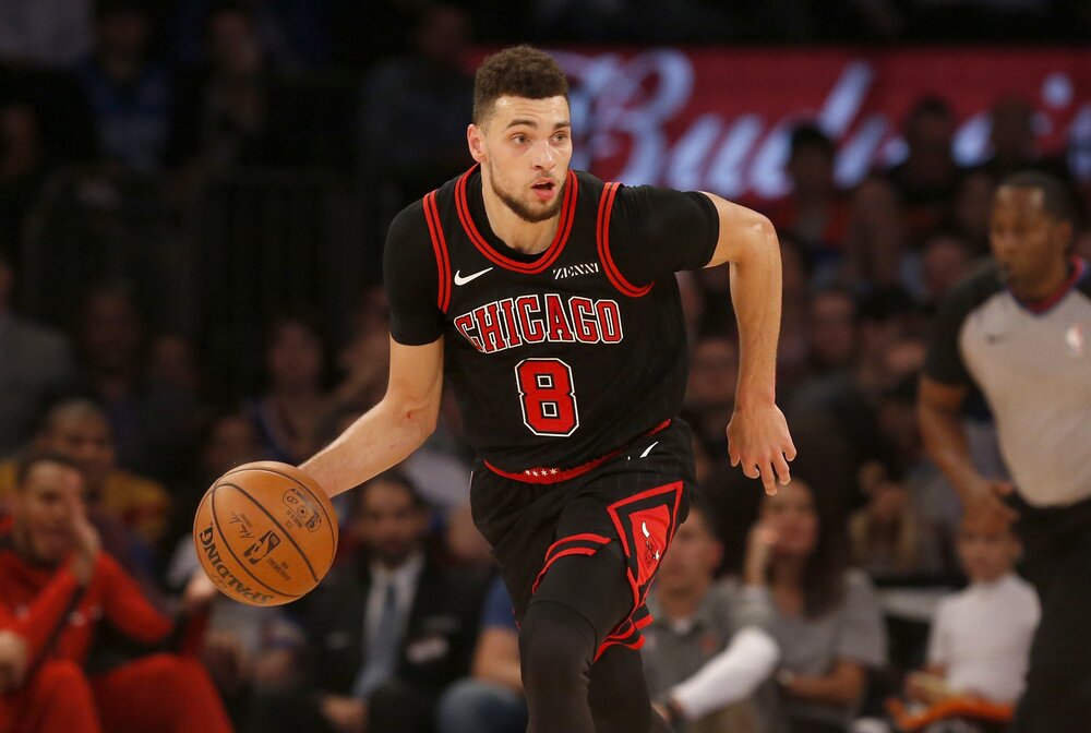 LaVine is putting up a career-best season for the Bulls. (Photo by Jim McIsaac/Getty Images)