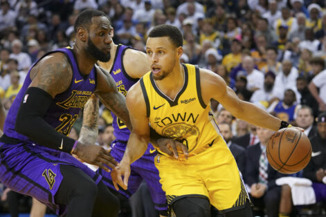 Steph Curry versus LeBron James