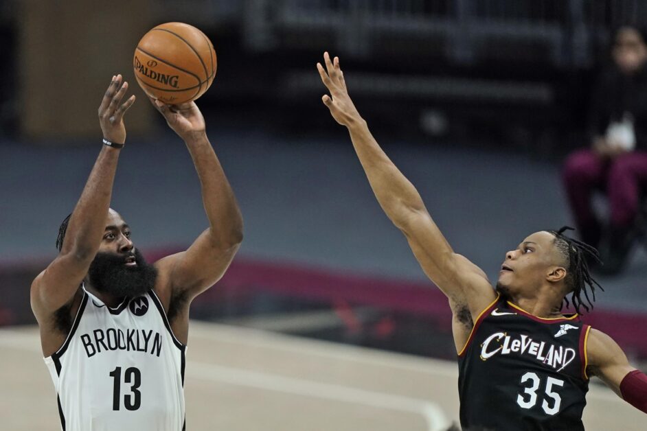 James Harden plays for the Brooklyn Nets (Tony Dejak/Associated Press)